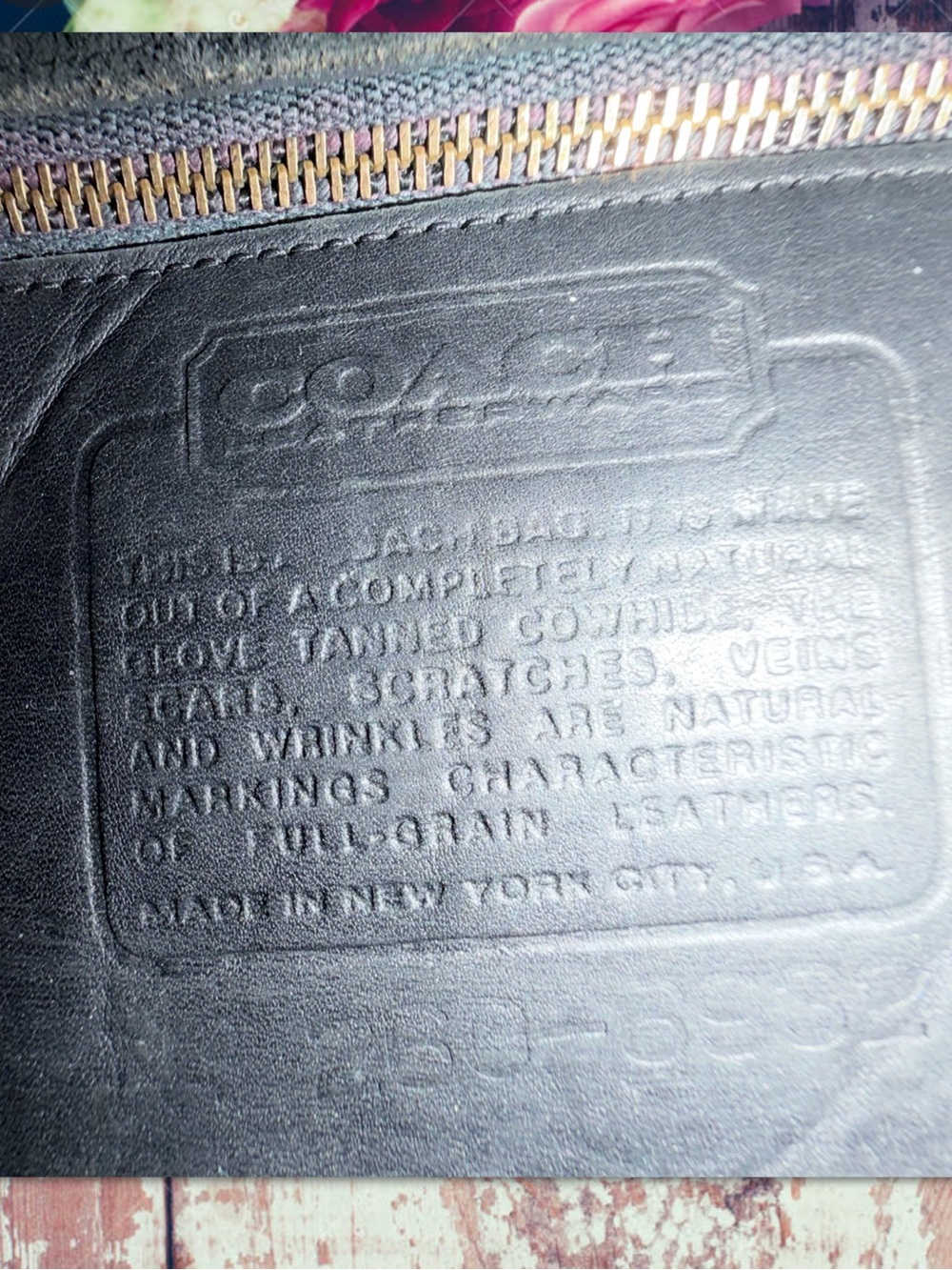 VINTAGE COACH NYC COMPANION BAG 9850 - Picture 14 of 16
